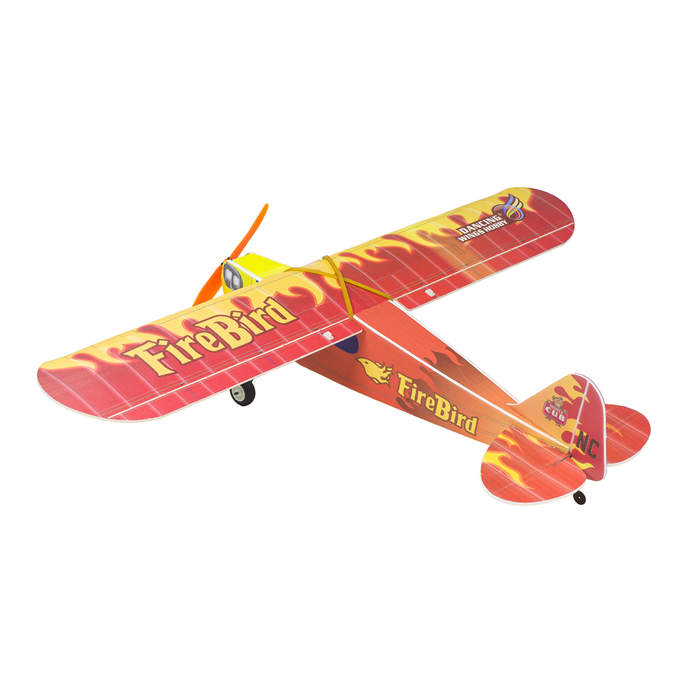 Model Kit Airplane - Zestaw samolotu RC J3 Fire Bird
