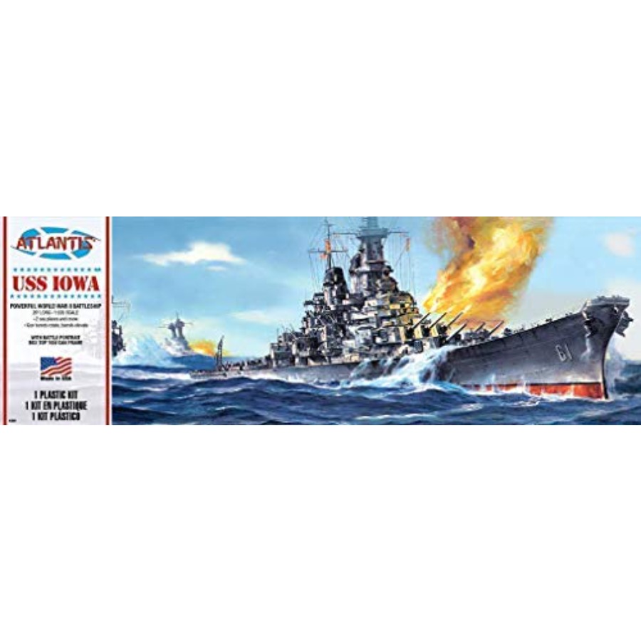 Model Kit Uss Iowa - Plastikowy model do składania USS Iowa