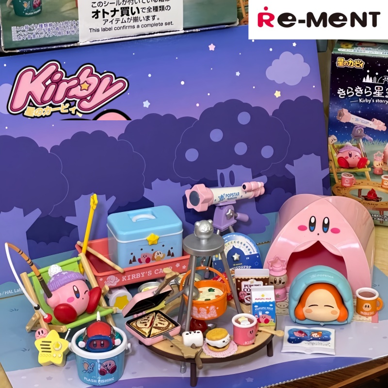 Model Kit Kirby - 8 szt./zestaw Oryginalne Re-Ment Kirby Miniaturowa