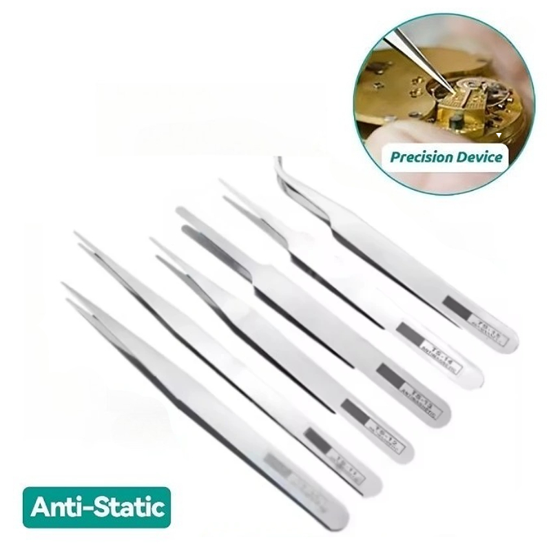 Model Kit Tweezers - Zestaw 6 szt. antystatycznych pęset ze