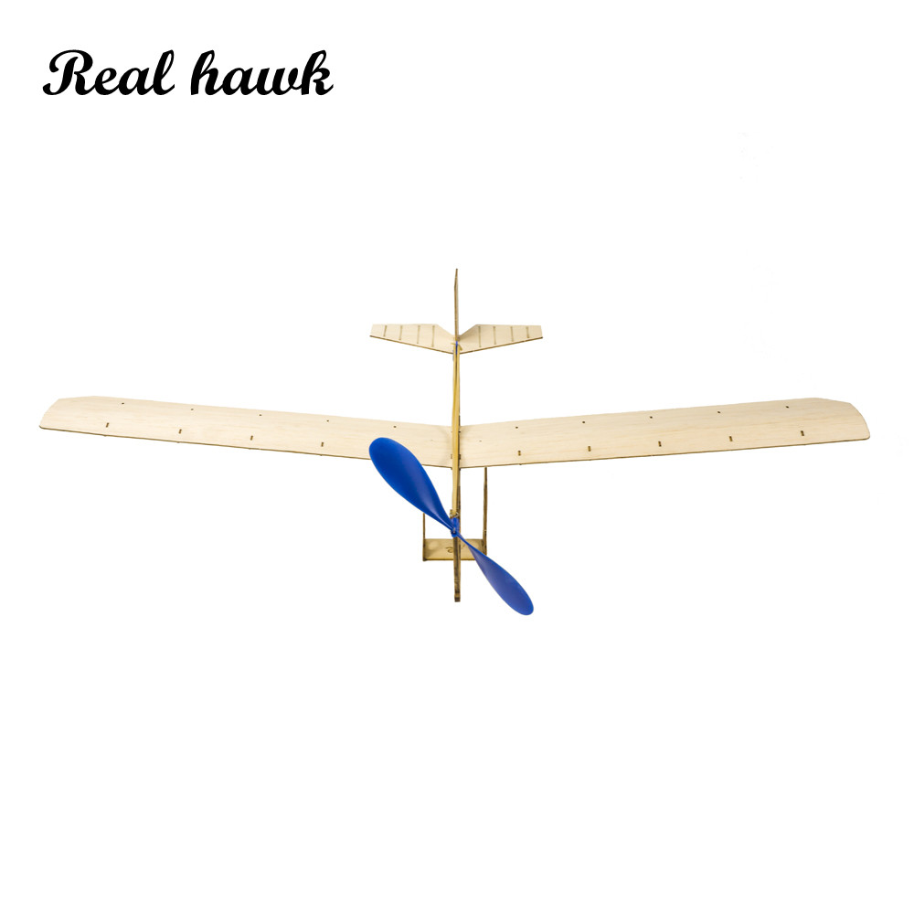 Model Kit Airplane - Zestaw do samodzielnego montażu samolotu napędzanego