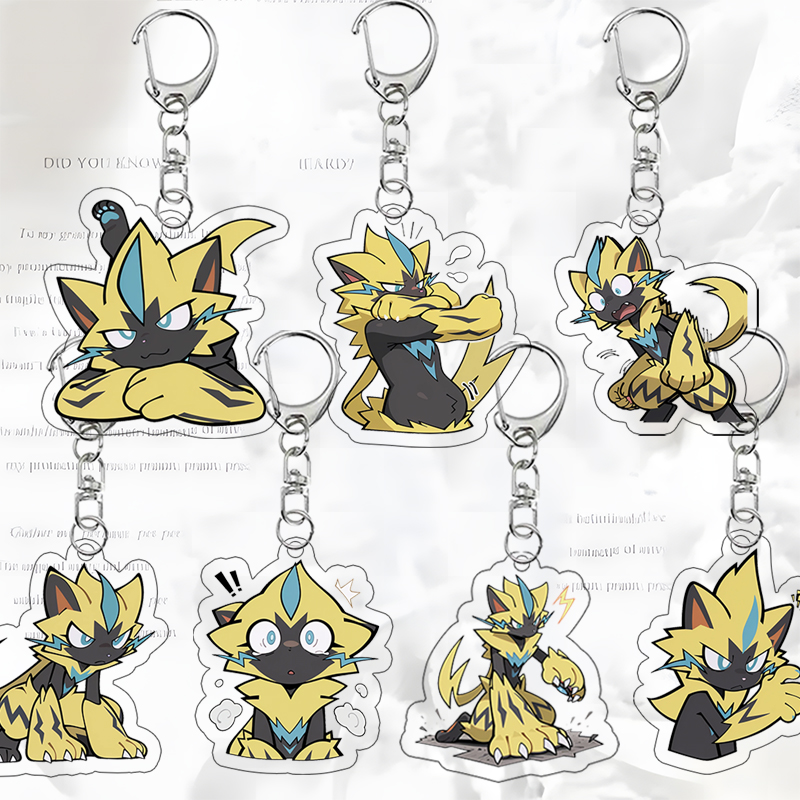 Model Kit Plastic - Breloczek Akrylowy Zeraora Wersja Q Meme