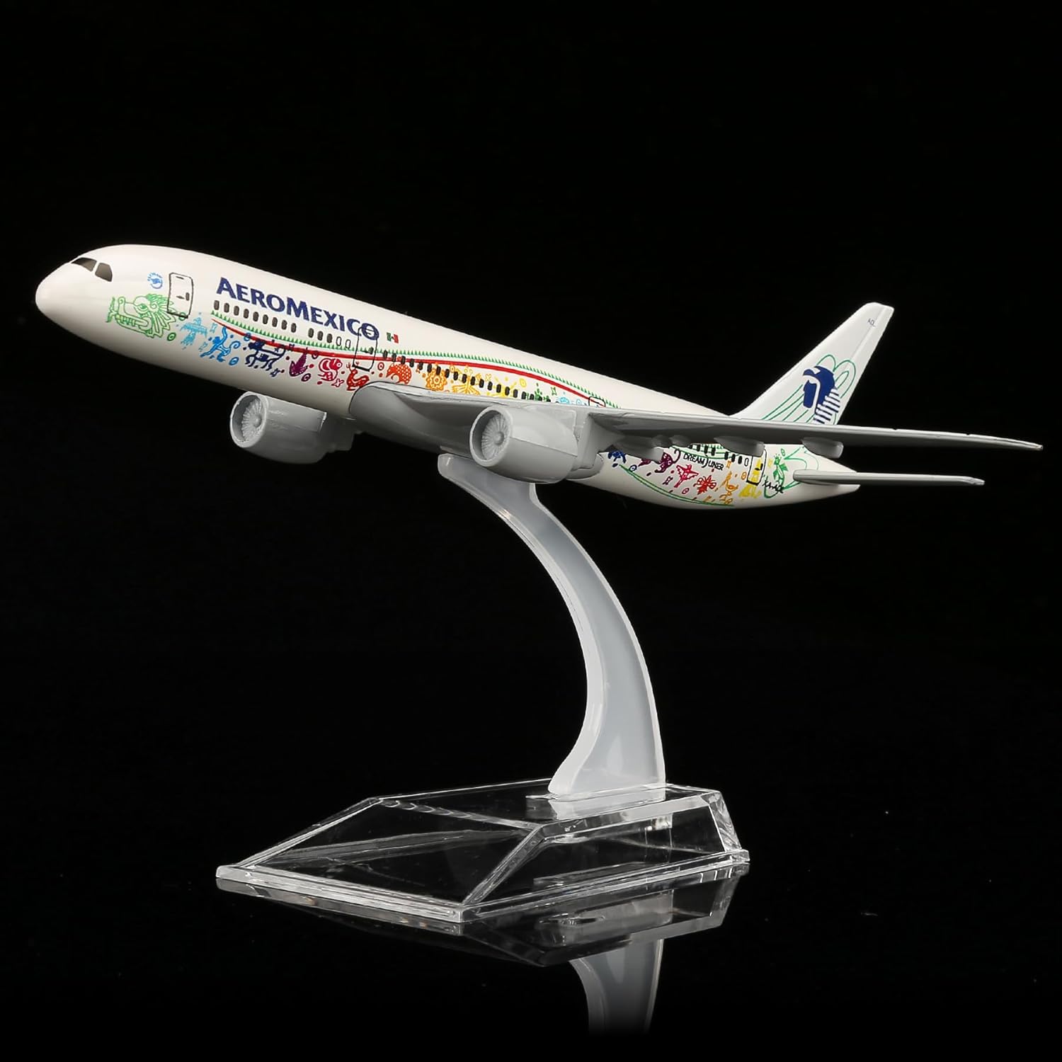 Model Kit Airplane - 16cm Model Samolotu Zabawka Aeromexico B787,