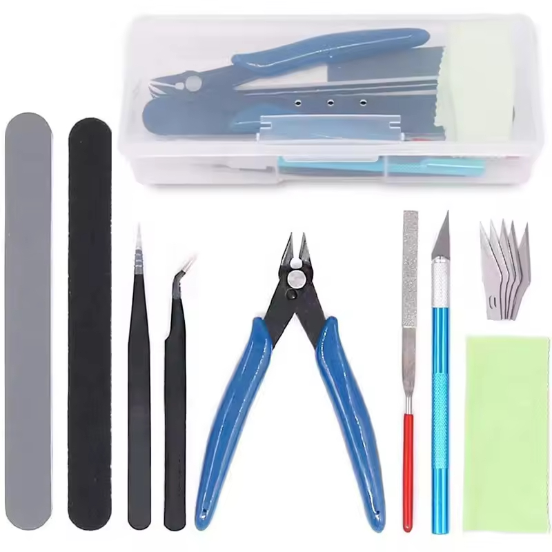 Model Kit Tweezers - 9 SZT./1 Zestaw Zestaw Narzędzi do