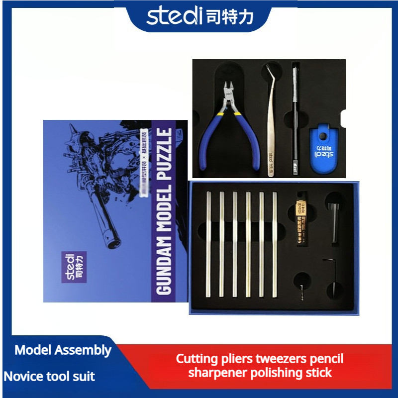 Model Kit Tweezers - Zestaw narzędzi do modelarstwa Stedi do