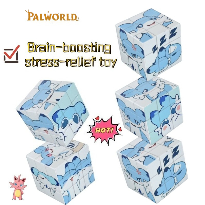 Model Kit Plastic - Nowe zabawki edukacyjne Palworld Chillet Cartoon,