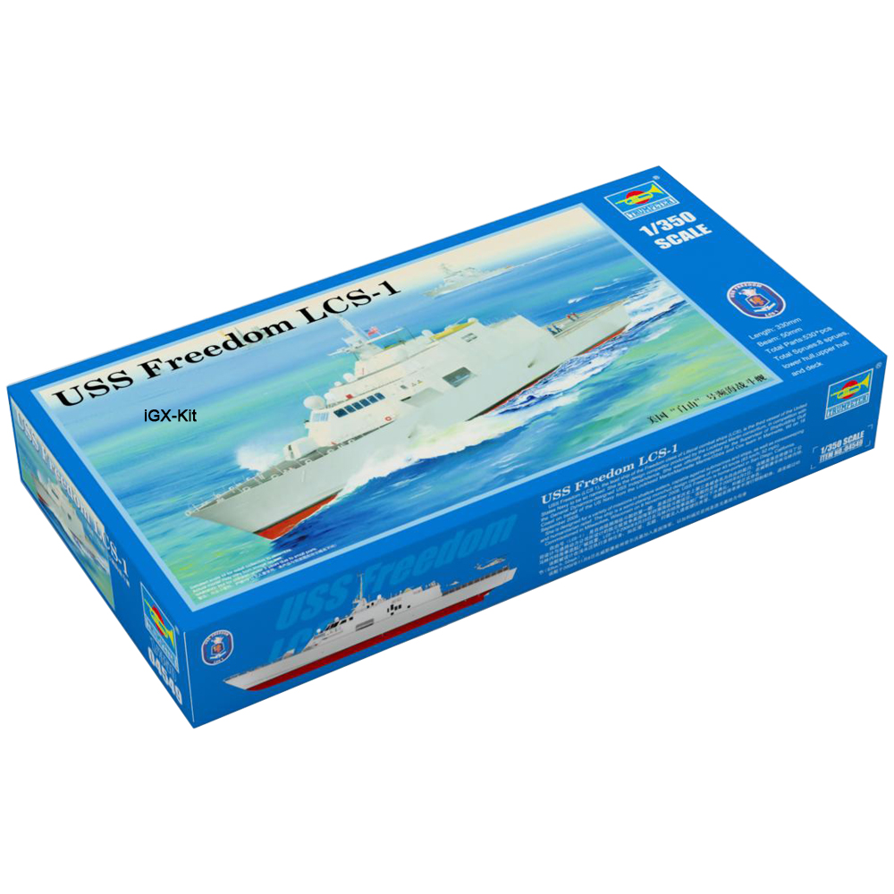 Model Kit Uss Iowa - Trumpeter 04549 1/350 Skala USS Freedom