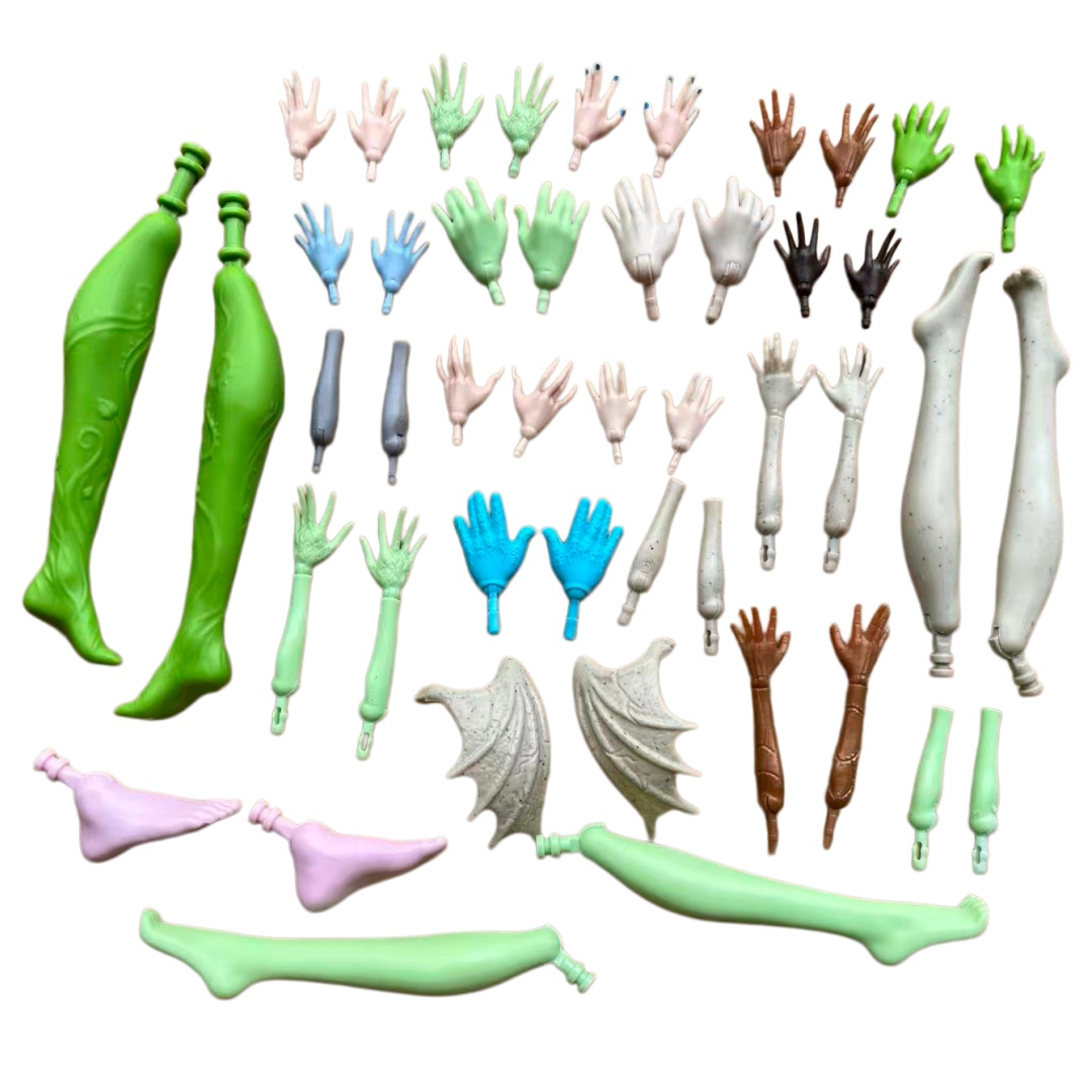 Model Kit Plastic - Zestaw części zamiennych do lalek potwornych,