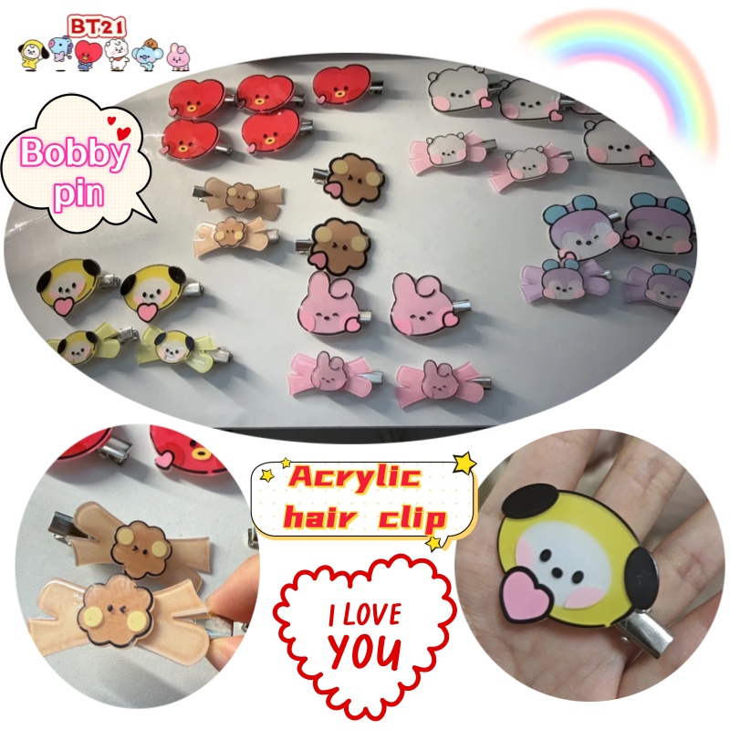 Model Kit Plastic - Spinki do włosów BT21 Koya RJ