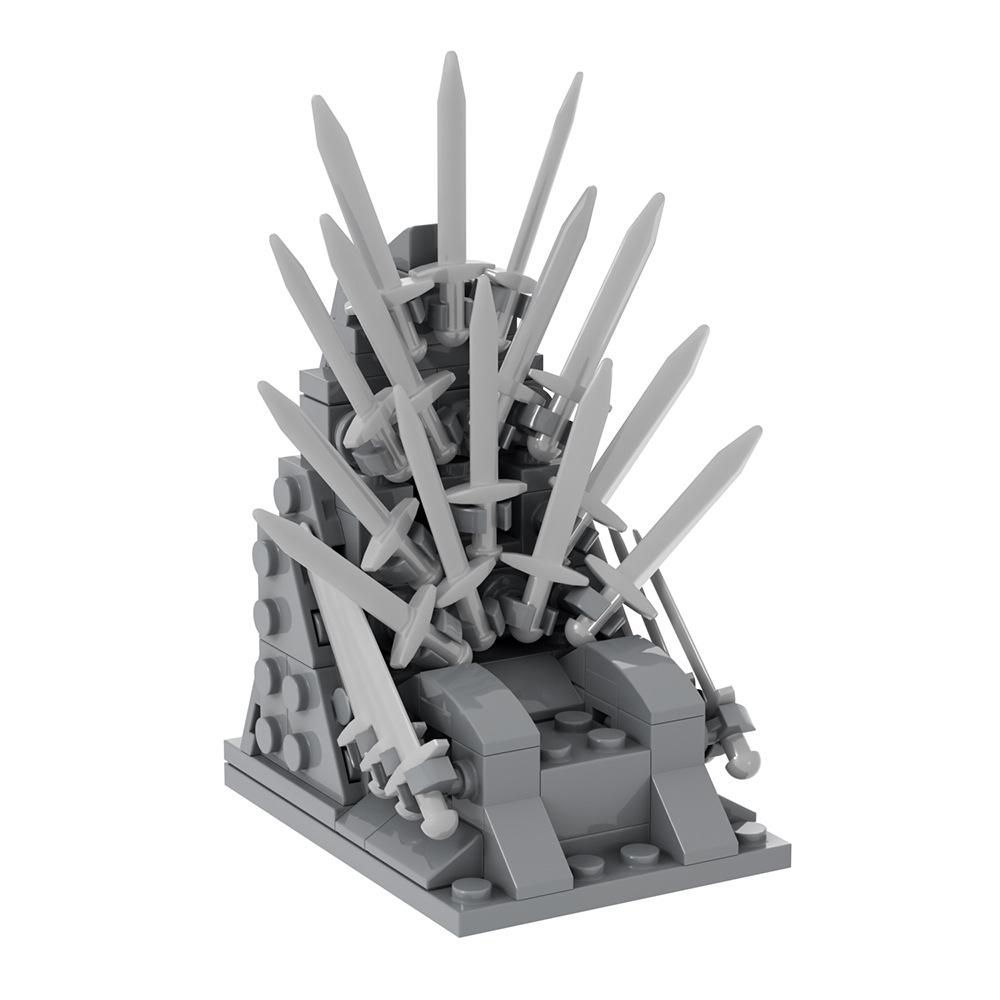 Model Kit Iron Sickle - MOC żelazny tron miecz krzesło starożytny