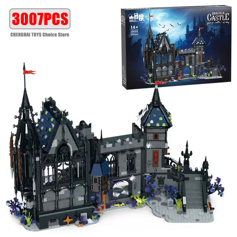 Model Kit Expert - 3007 elementów Kreatywny Zamek Drakuli Klocki