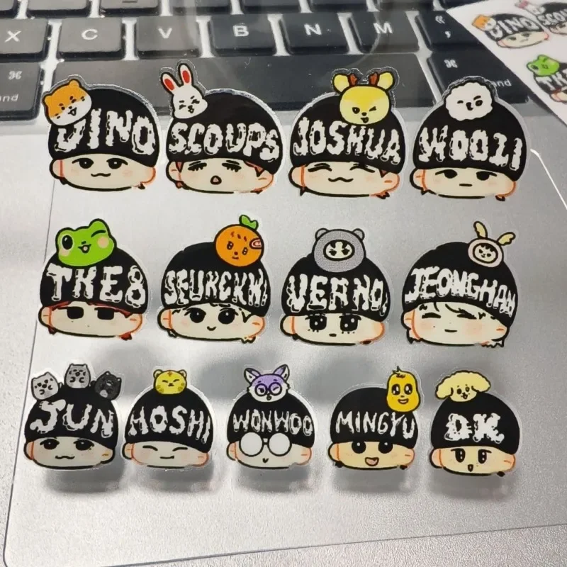 Model Kit Decals - SEVENTEEN Kawaii Słodkie Naklejki z Dużą