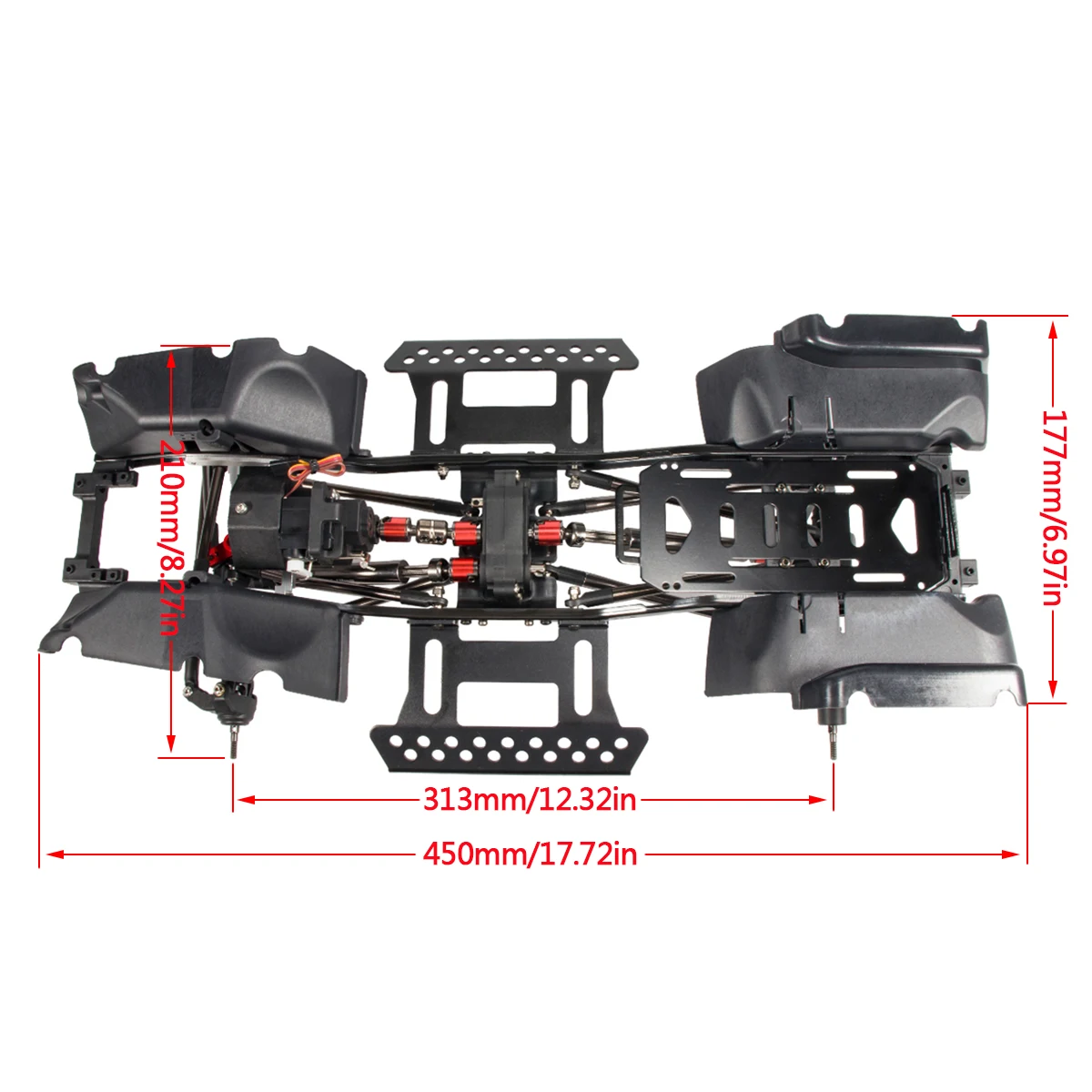 Zestaw podwozia 1/10 gąsienica – Model Kit Helicopter recenzja i cena