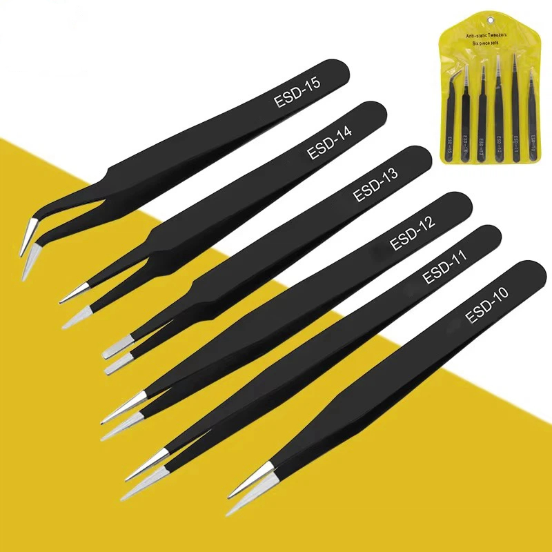 Zestaw 6 szt. antystatycznych  – Model Kit Tweezers recenzja i cena