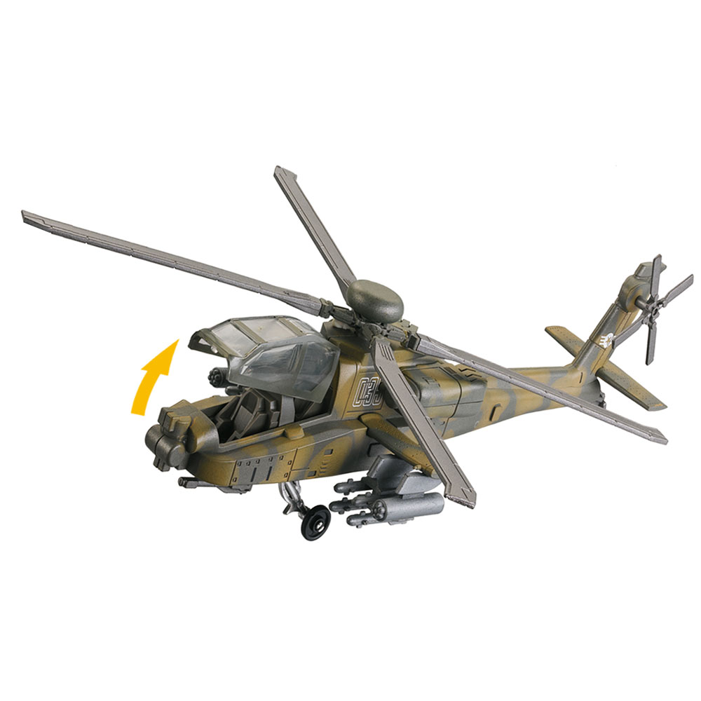 1: 72 AH64 helikopter zabawka  – Model Kit Helicopter recenzja i cena