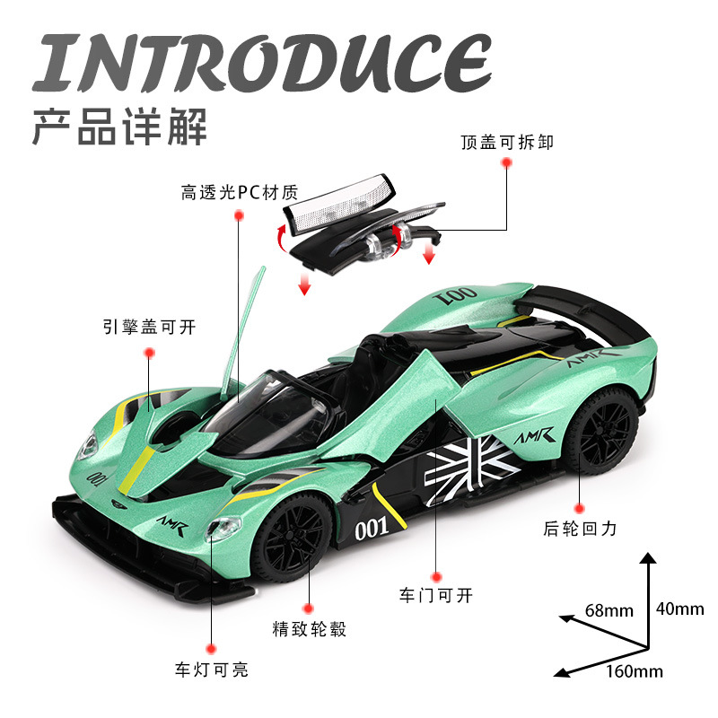 1:32 Model Samochodu Sportoweg – Model Kit Valkyrie recenzja i cena