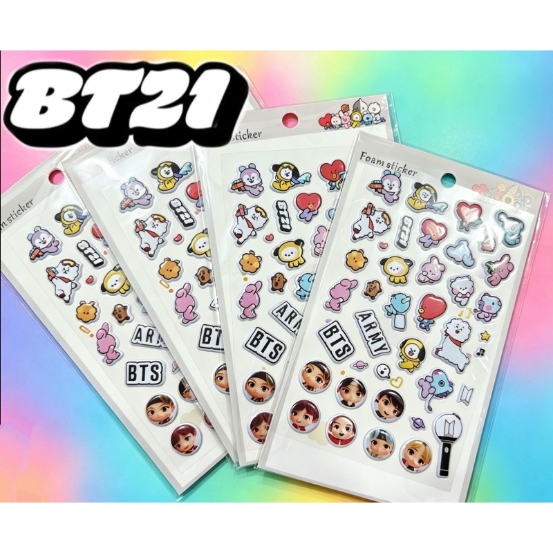 Naklejki 3D BT21, urocze nakle – Model Kit Decals recenzja i cena