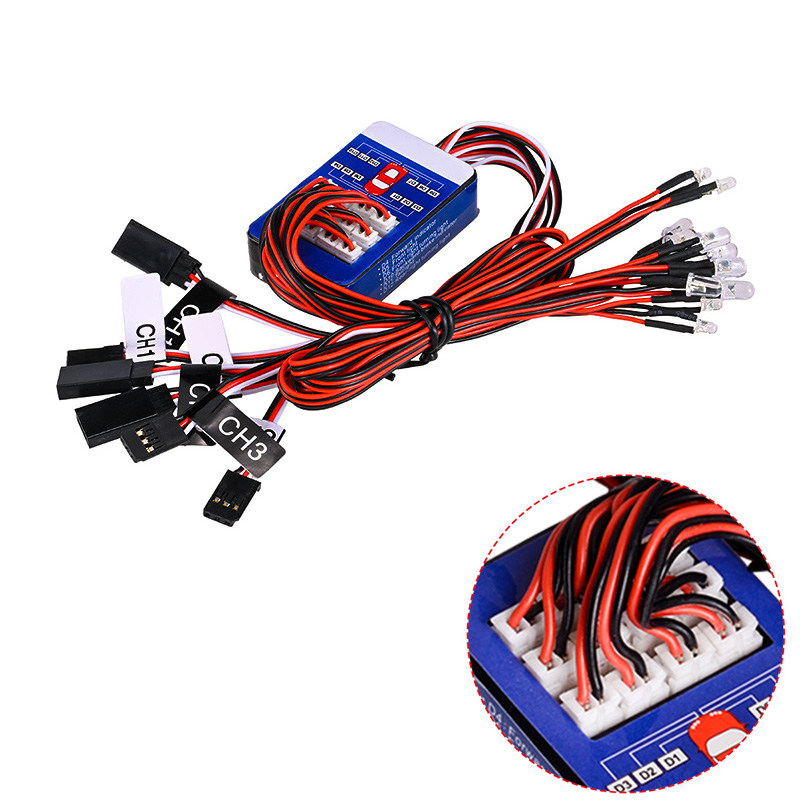 Zestaw oświetlenia RC 12 LED,  – Model Kit Helicopter recenzja i cena