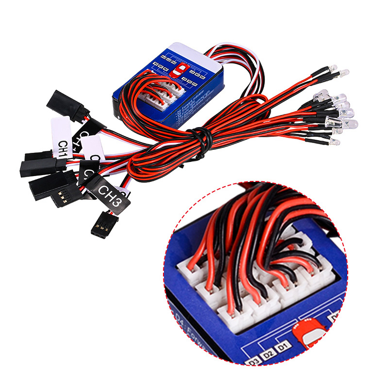 Zestaw oświetlenia RC 12 LED,  – Model Kit Helicopter recenzja i cena