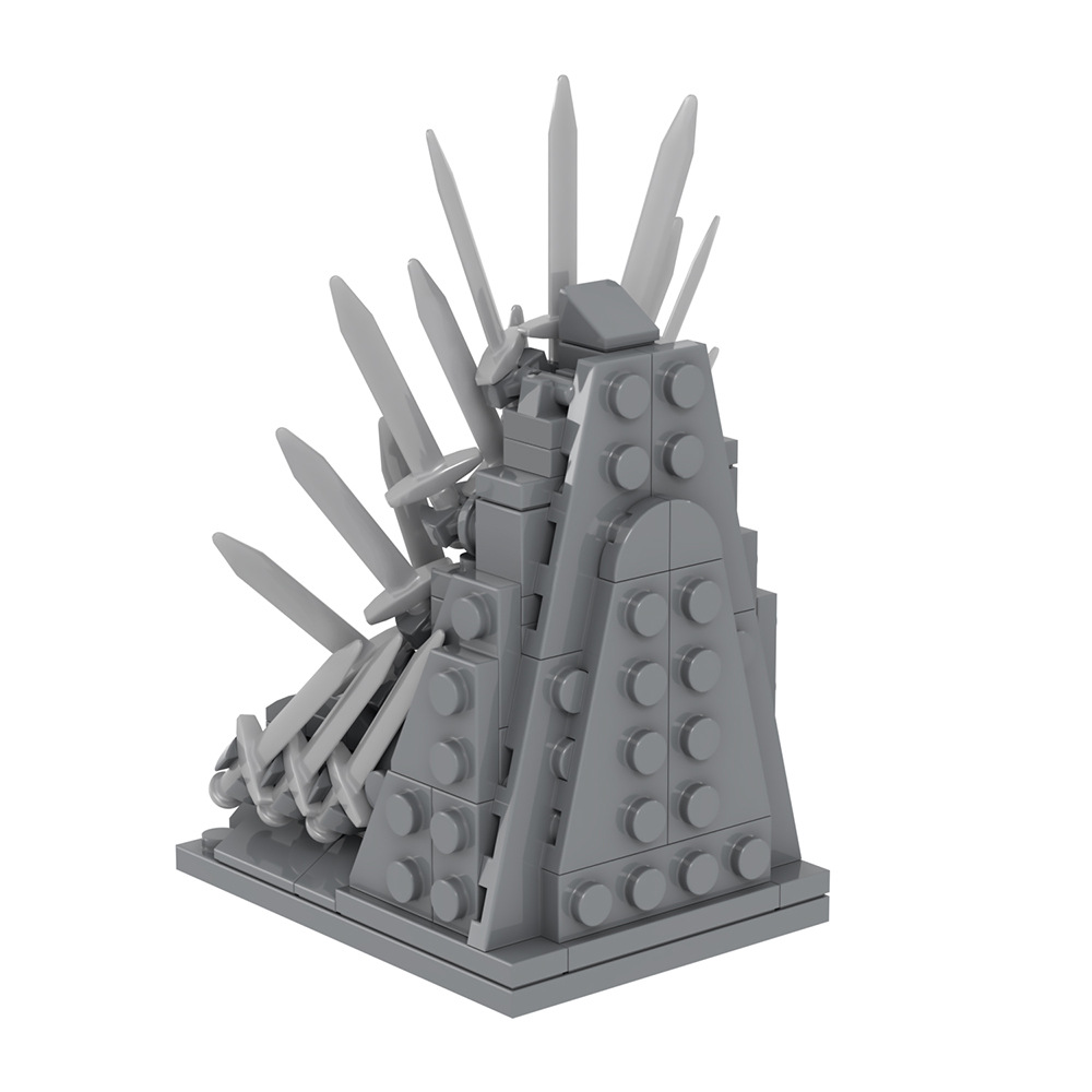 MOC żelazny tron miecz krzesło – Model Kit Iron Sickle recenzja i cena