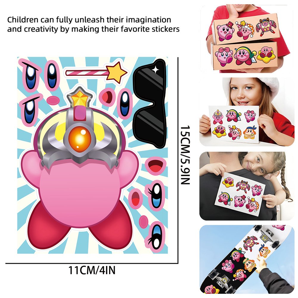 8/16 arkuszy Kawaii Kirby Puzz – Model Kit Kirby recenzja i cena