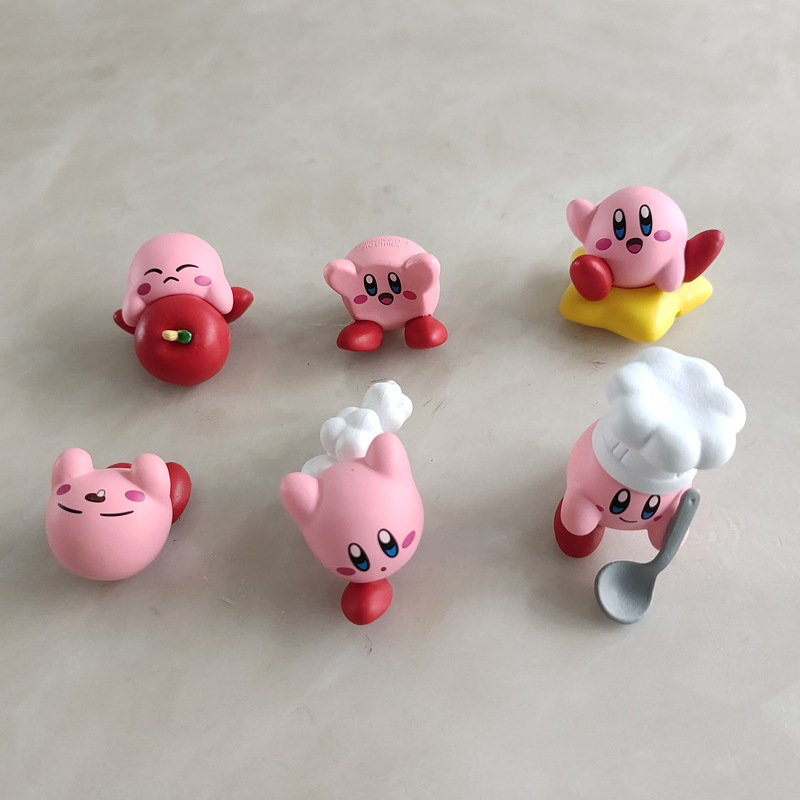 Zestaw 6 szt. Kawaii Kirby Gas – Model Kit Kirby recenzja i cena