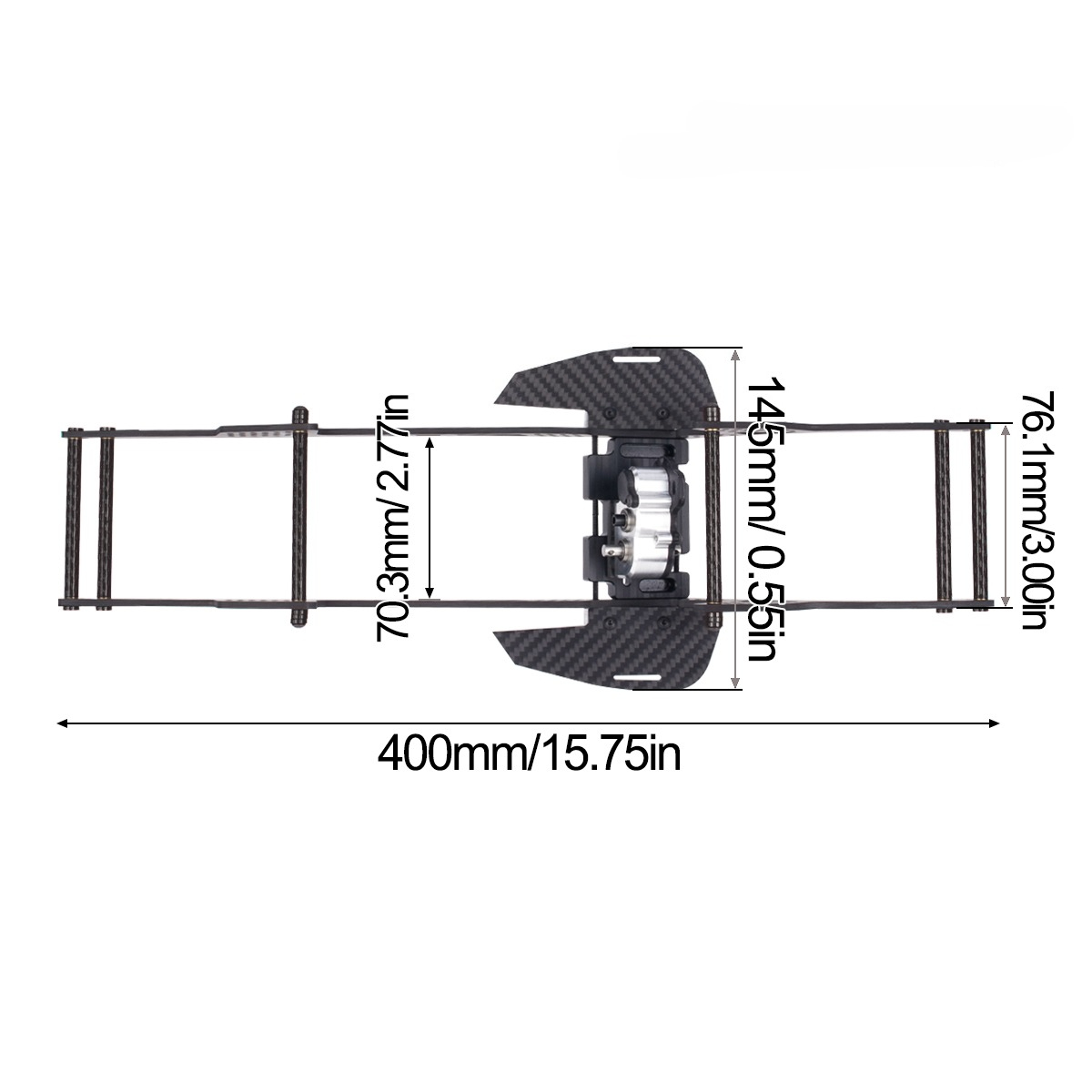 Zestaw podwozia LCG do 1/10 RC – Model Kit Helicopter recenzja i cena